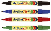 Artline 70 Permanent Marker Bullet Tip Medium